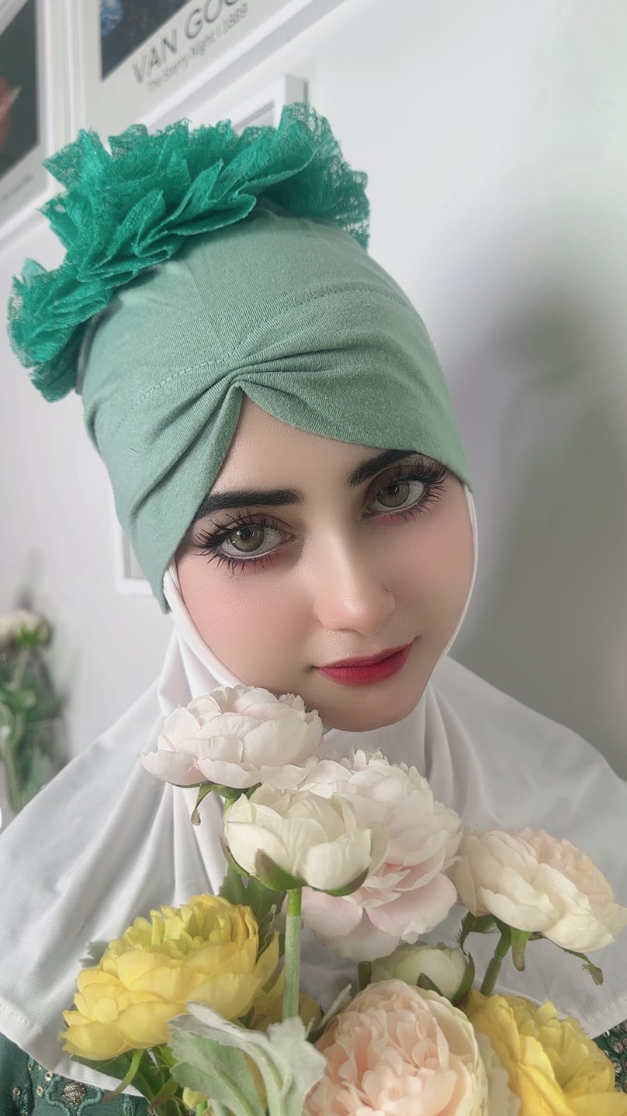Crinkle Ruffle Bonnet Volumizer - Image 3