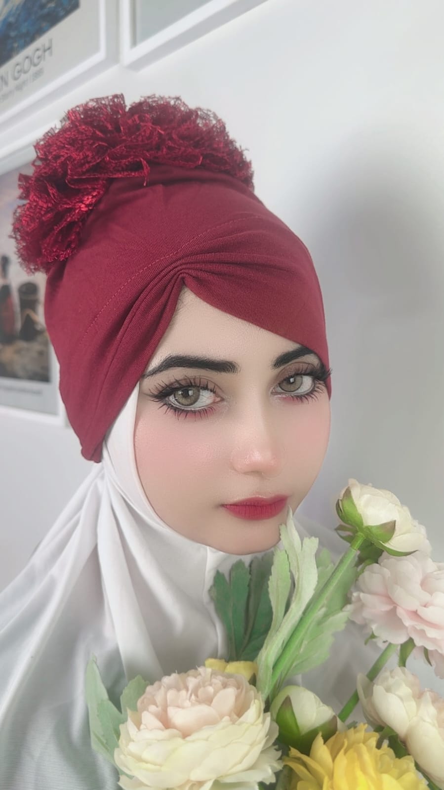 Crinkle Ruffle Bonnet Volumizer - Image 4