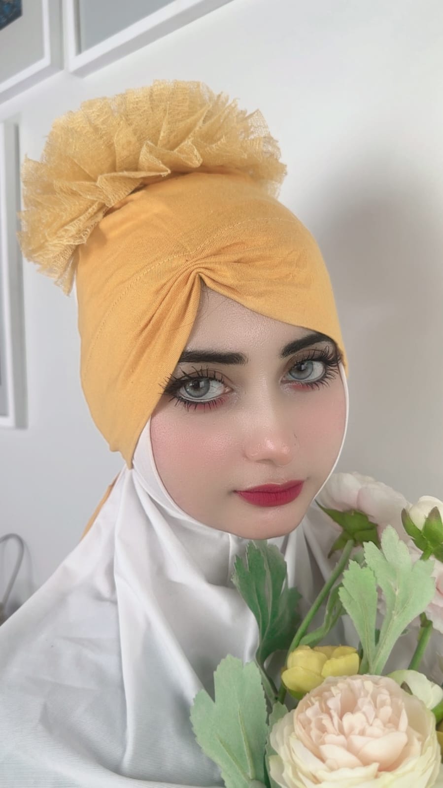 Crinkle Ruffle Bonnet Volumizer - Image 5