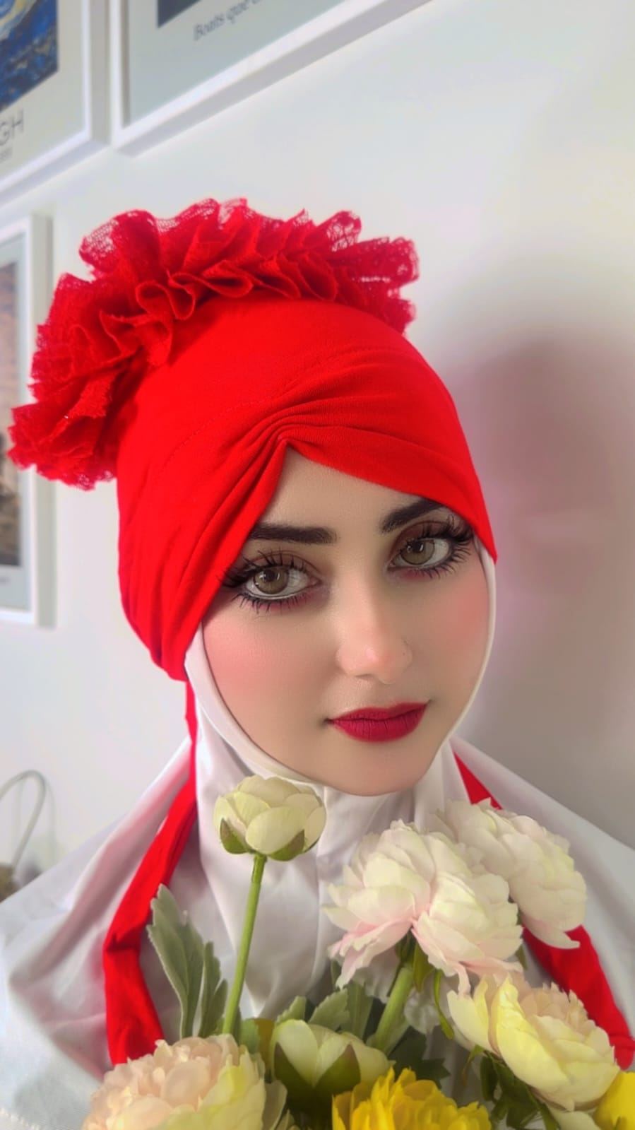 Crinkle Ruffle Bonnet Volumizer - Image 9