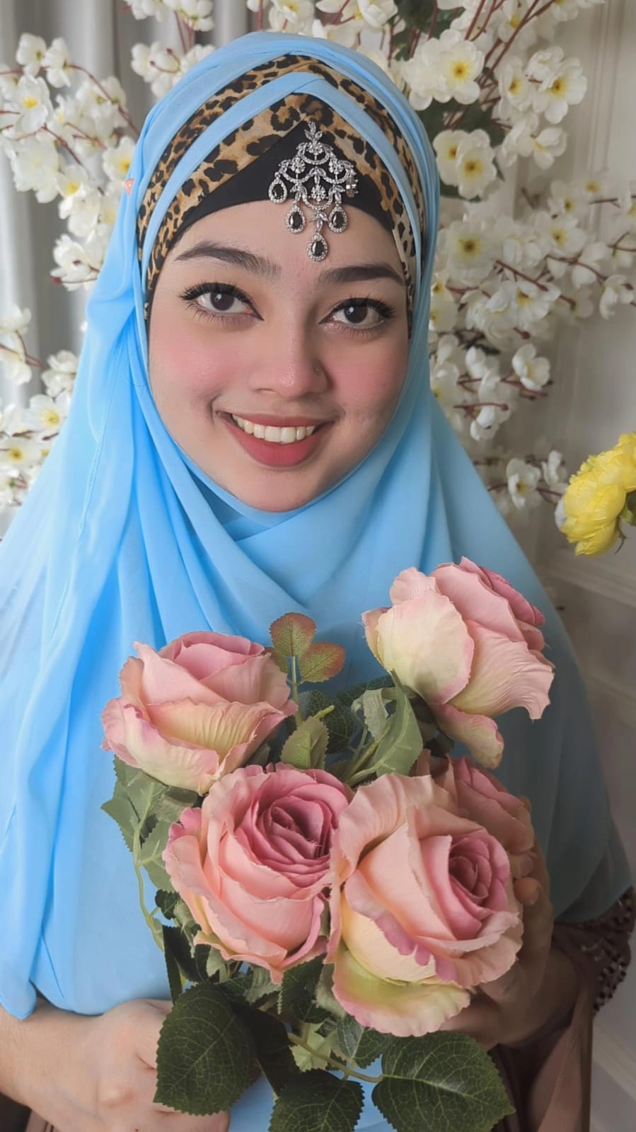 Tiger print Hijab - Image 2