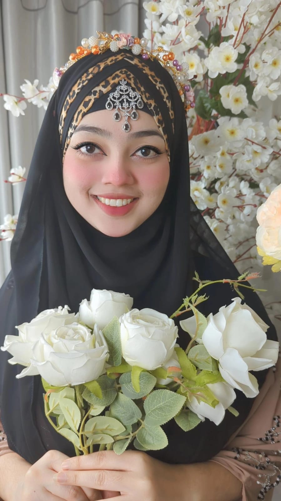 Tiger print Hijab - Image 3