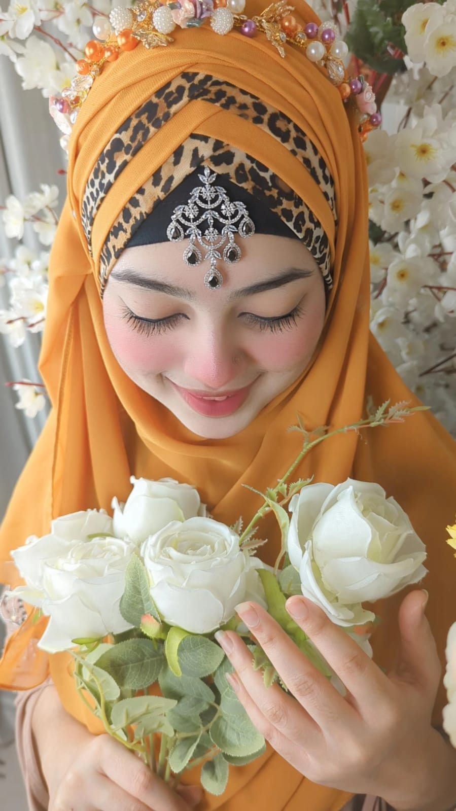Tiger print Hijab - Image 5
