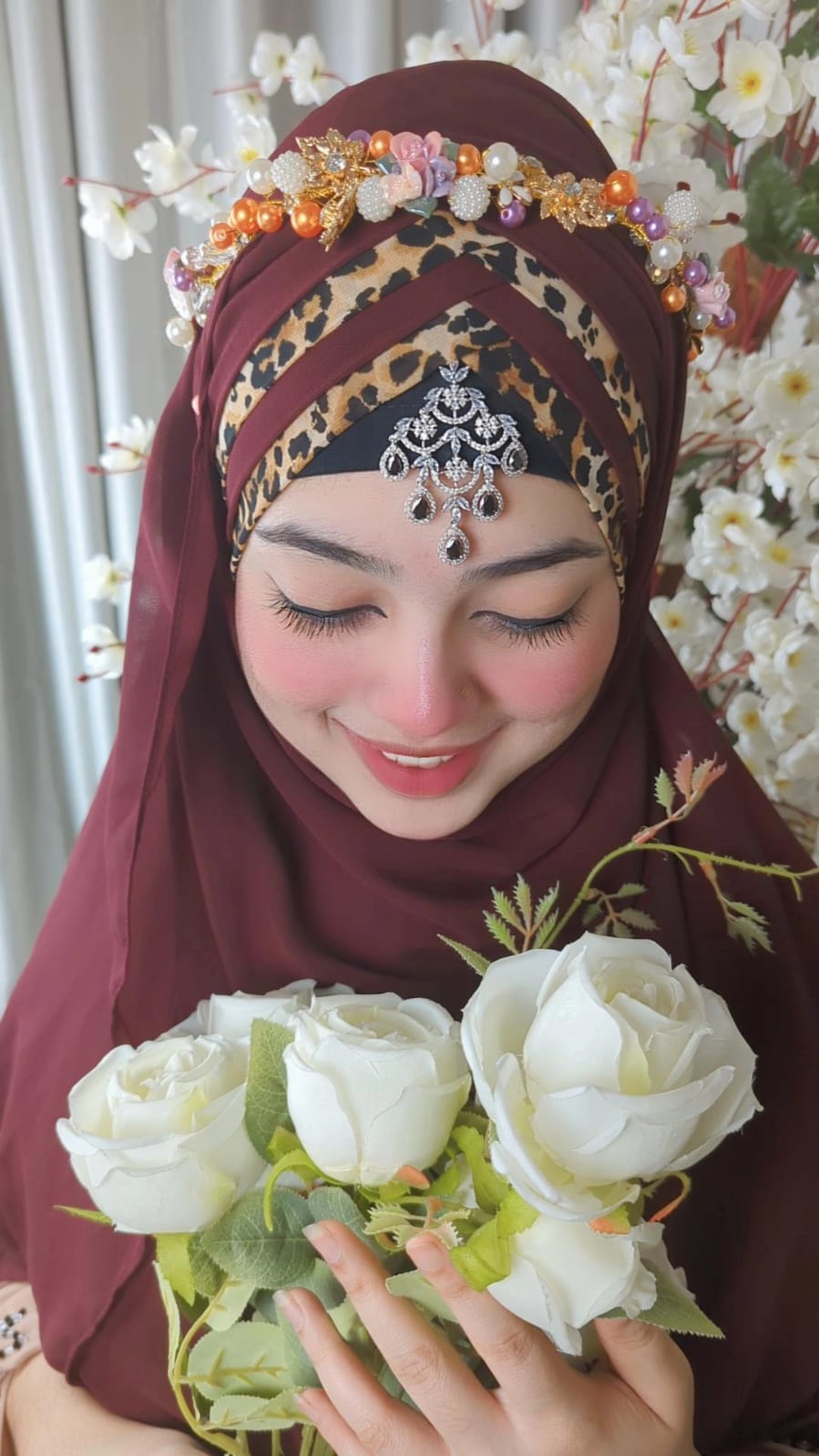 Tiger print Hijab - Image 6